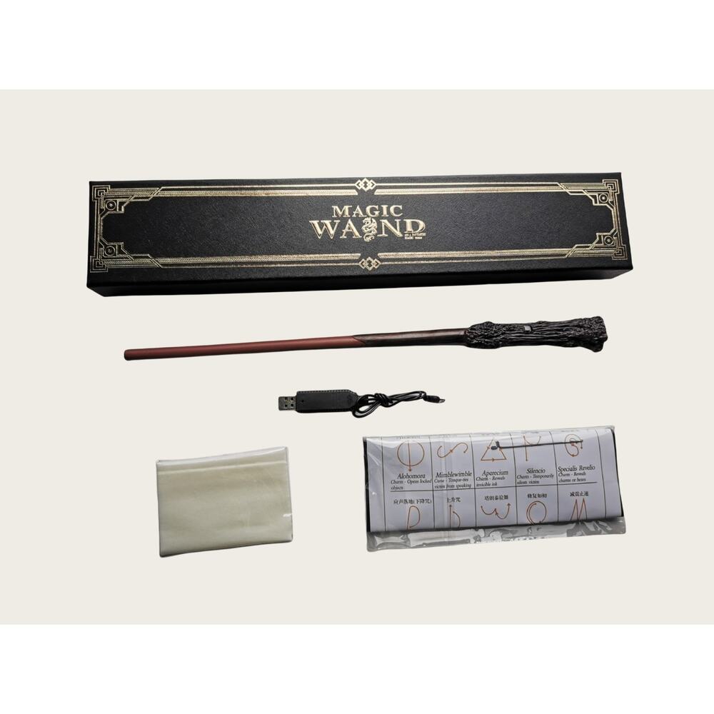 Harry Potter Magical Cosplay Replica Wizard Magic Wands Spit Fire and Gift Boxes